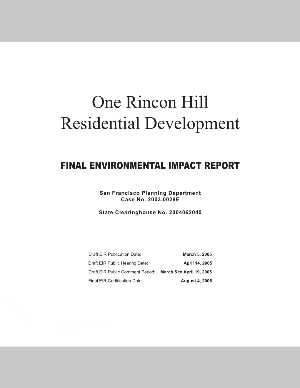 One Rincon Hill Residential Development