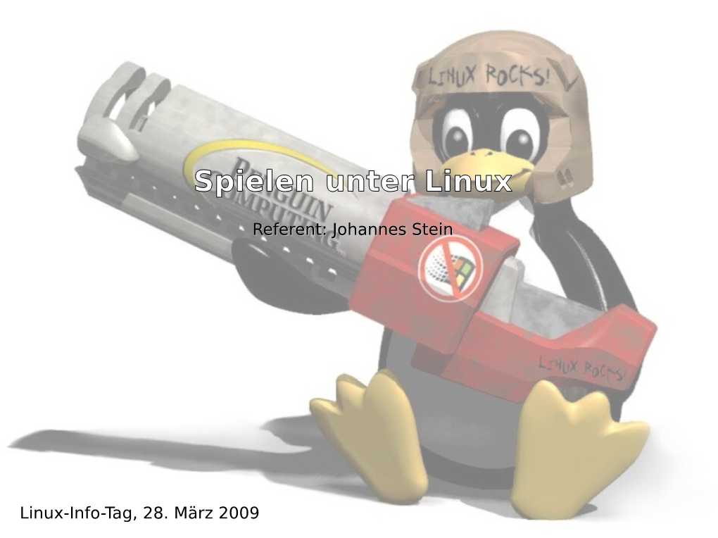 Spielen Unter Linux