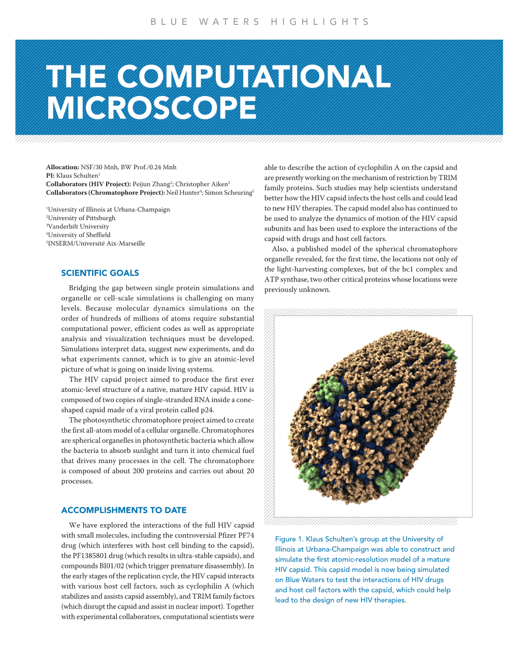 The Computational Microscope