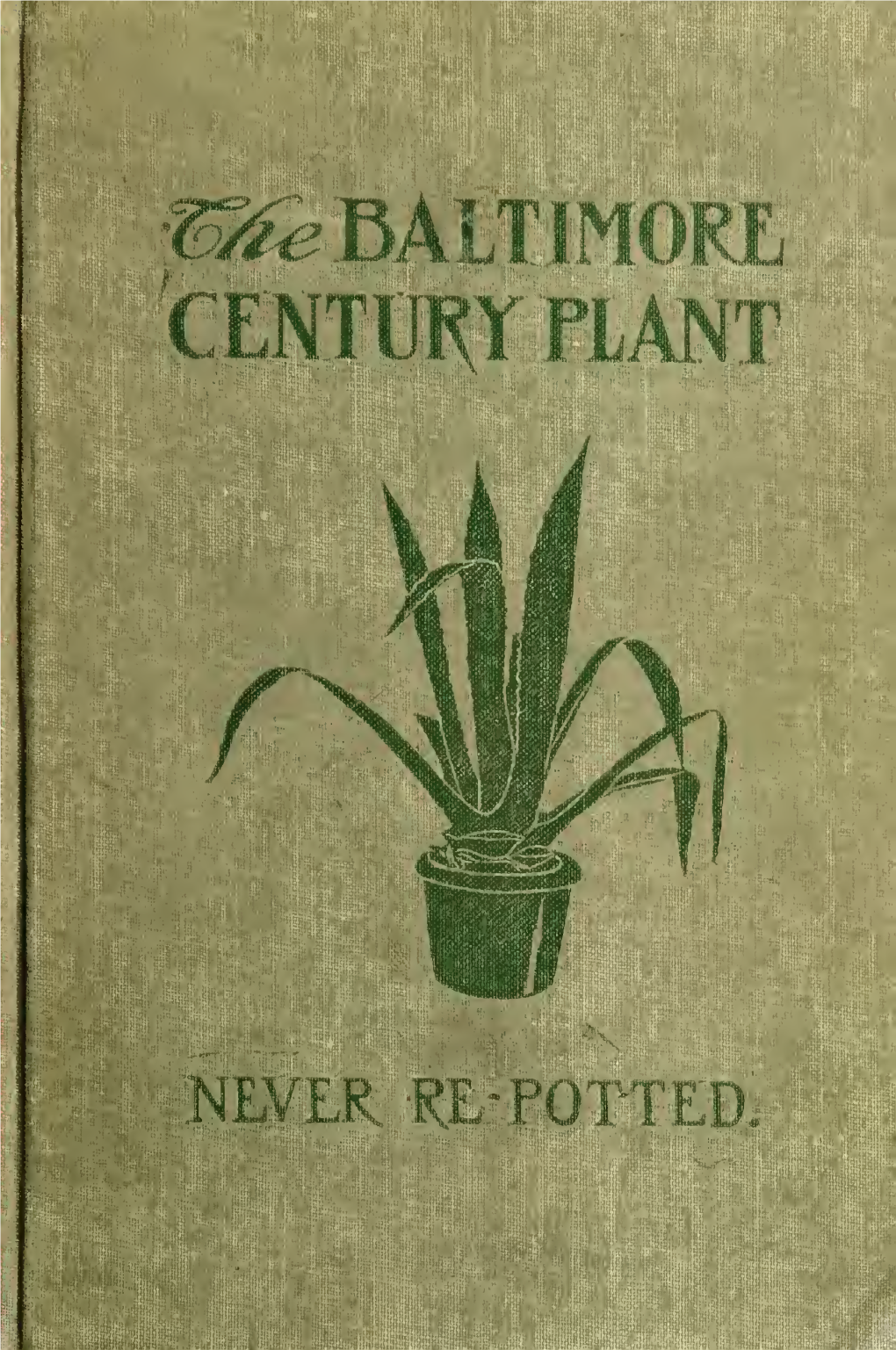 The Baltimore Century Plant; History of Eutaw Street Methodist Episcopal