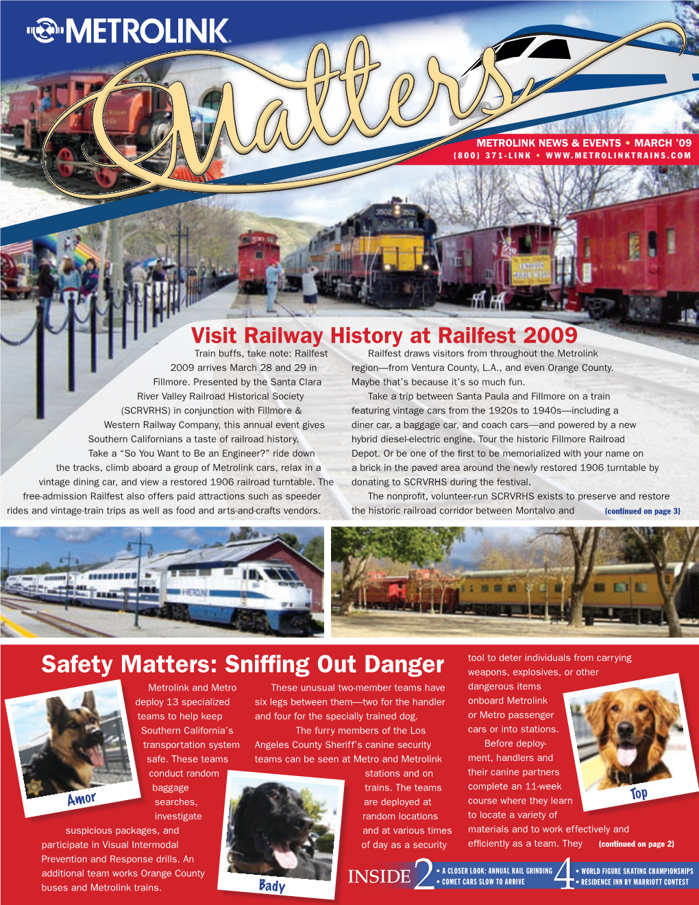 March 2009 Metrolink Matters