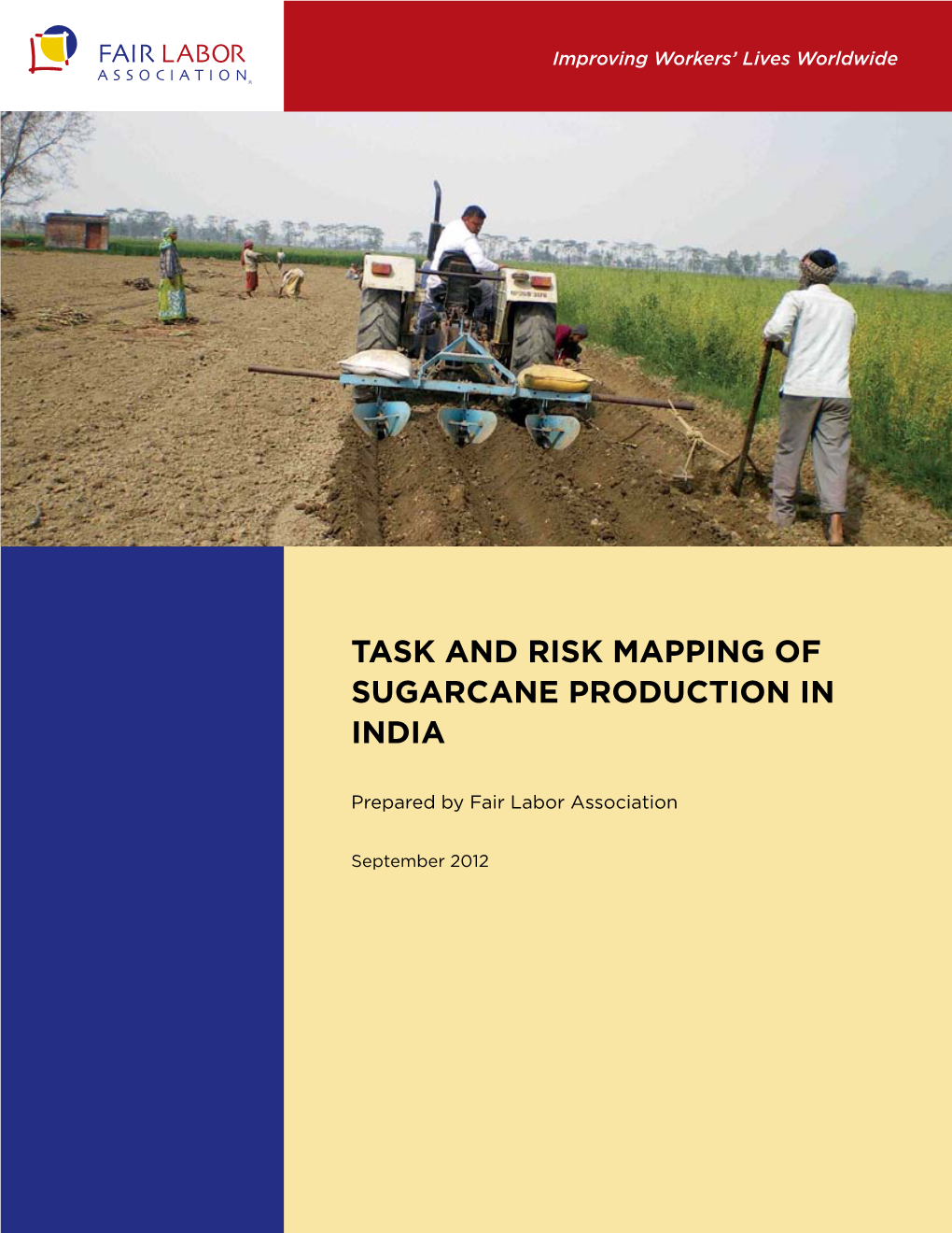 Task and Risk Mapping of Sugarcane Production in India