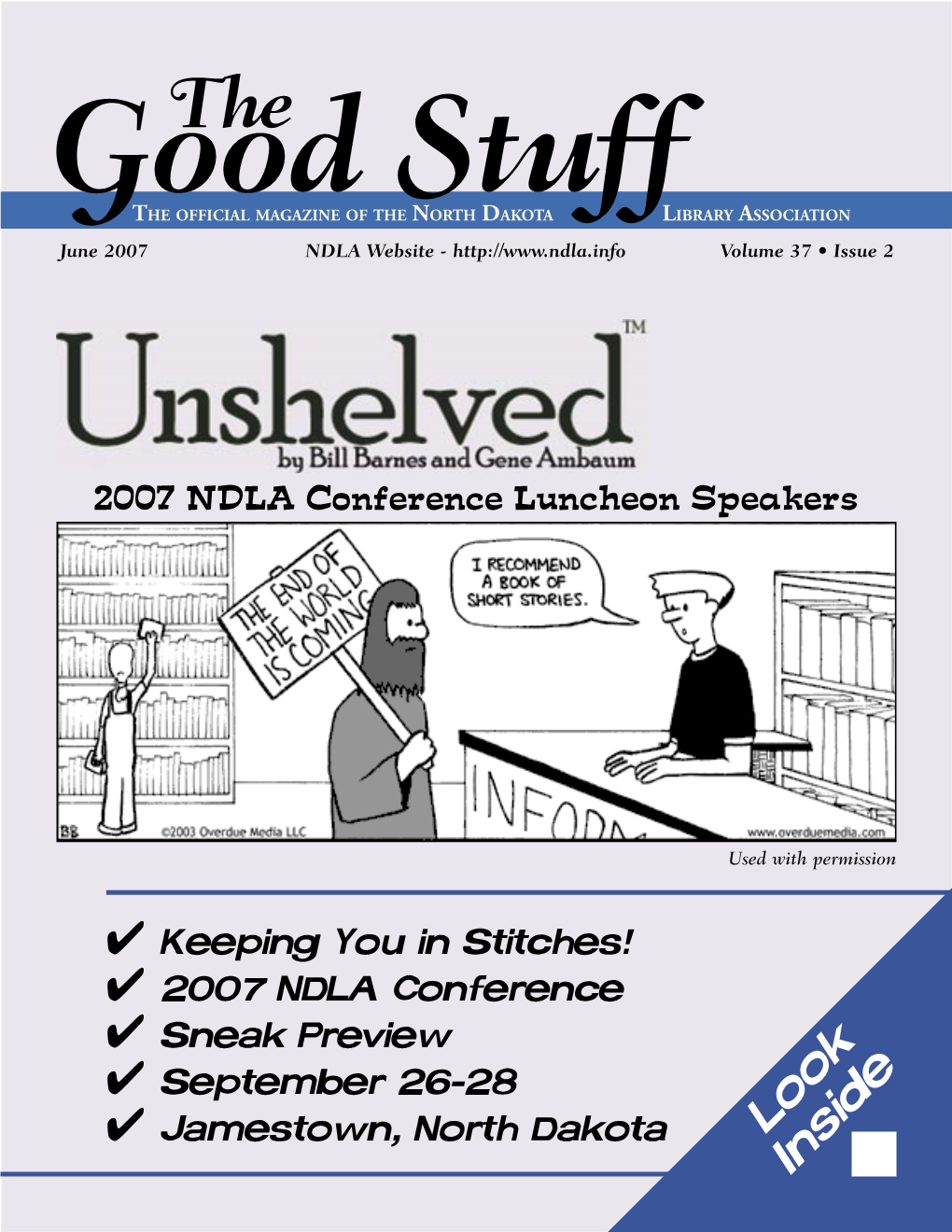 June 2007 NDLA Website - Volume 37 • Issue 2