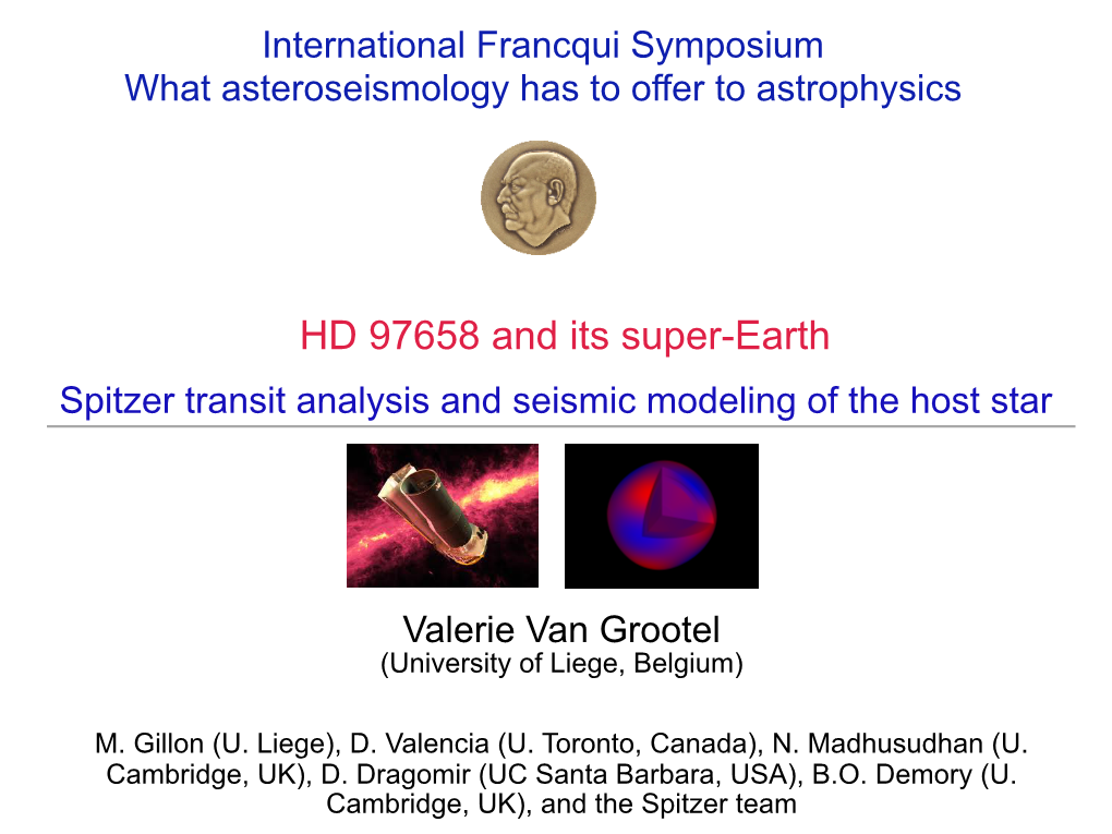 HD 97658 and Its Super-Earth Spitzer Transit Analysis and Seismic Modeling of the Host Star