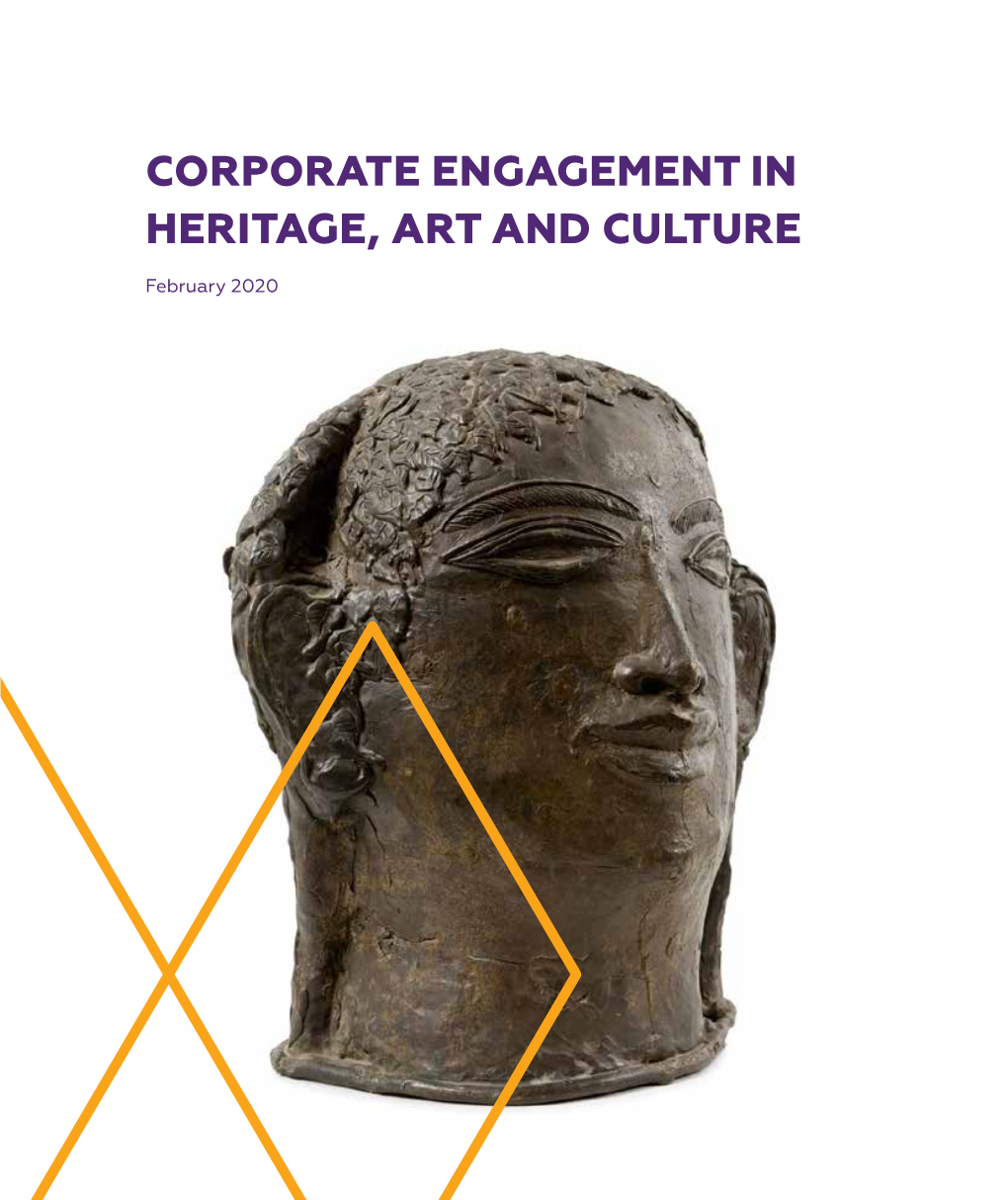 Corporate Engagement in Heritage, Art and Culture
