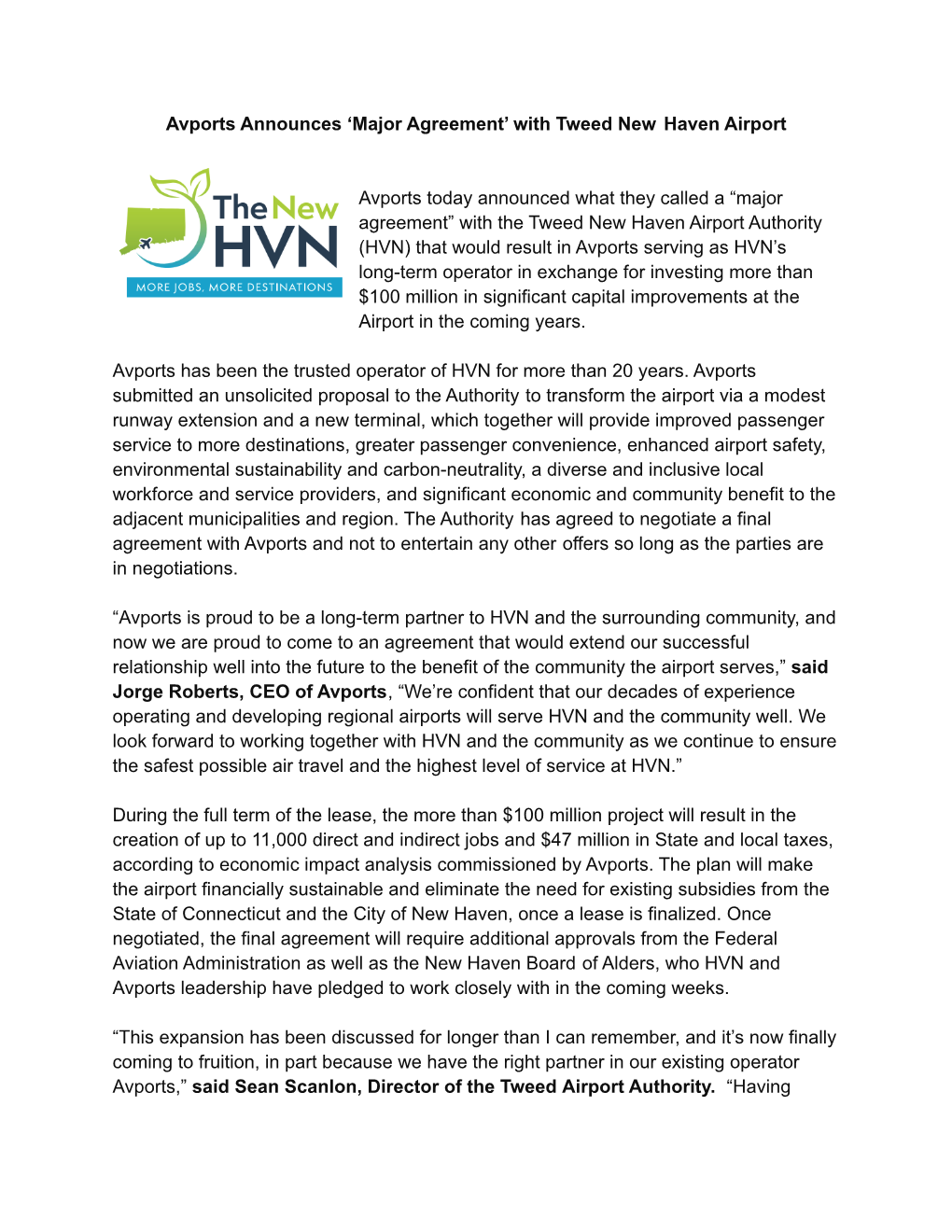 Avports HVN Announcement(2)[67].Docx