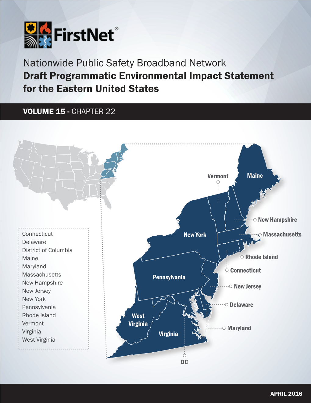 Ch 22 Distribution List FN East Region