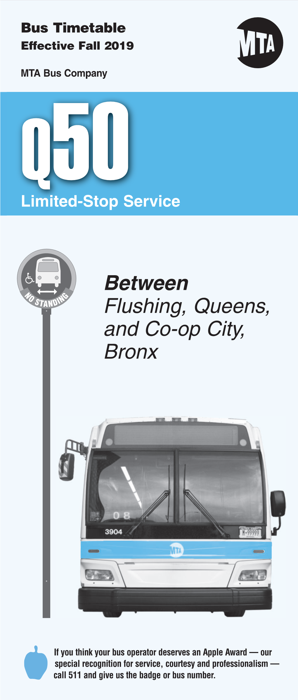 Between Flushing, Queens, and Co-Op City, Bronx