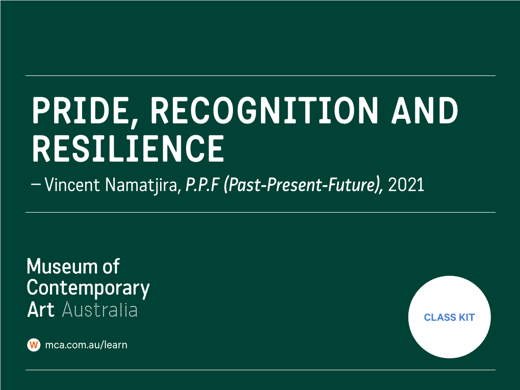 Class Kit: Pride, Recognition and Resilience Download