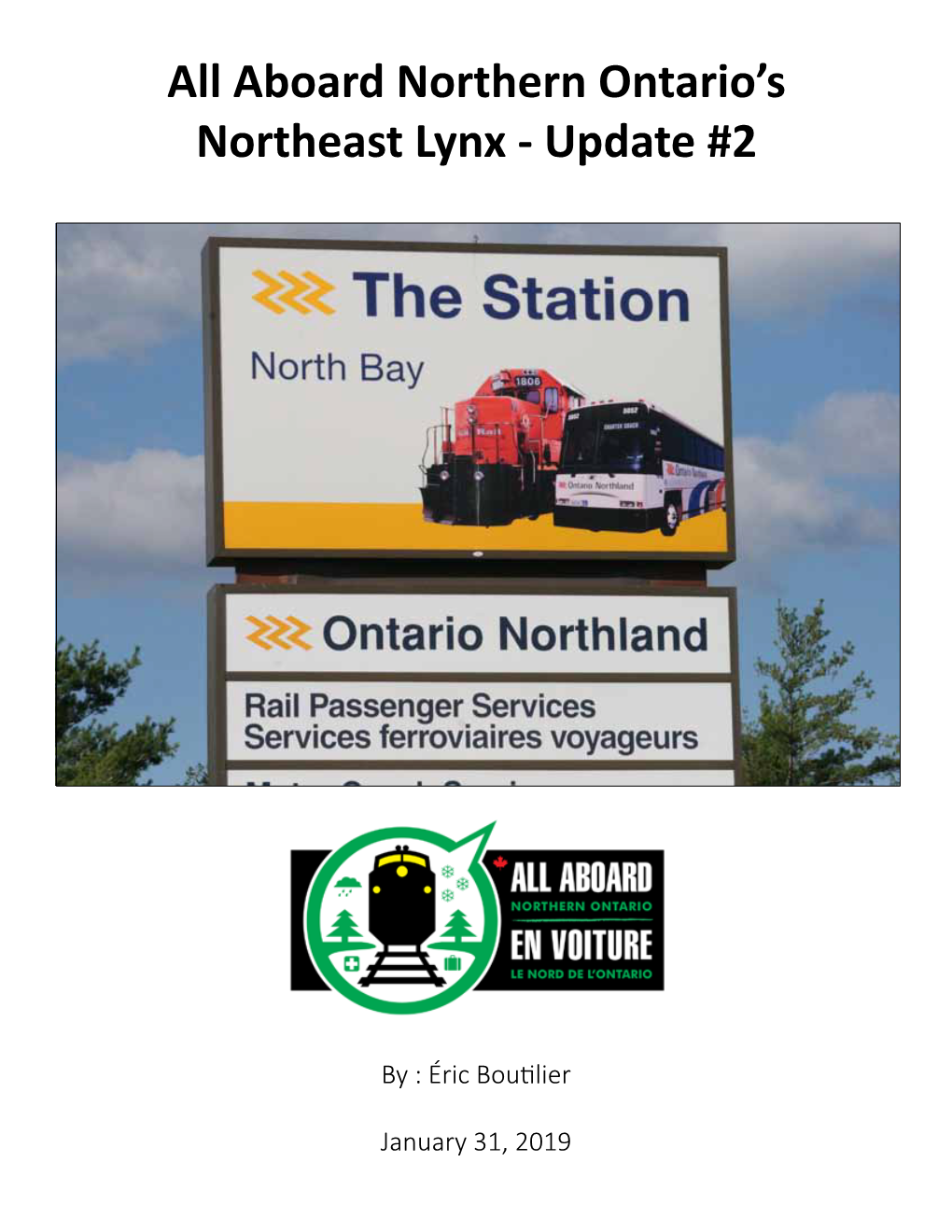 All Aboard Northern Ontario's Northeast Lynx