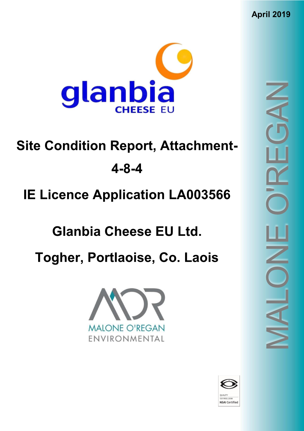 4-8-4 IE Licence Application LA003566 Glanbia Cheese EU Ltd