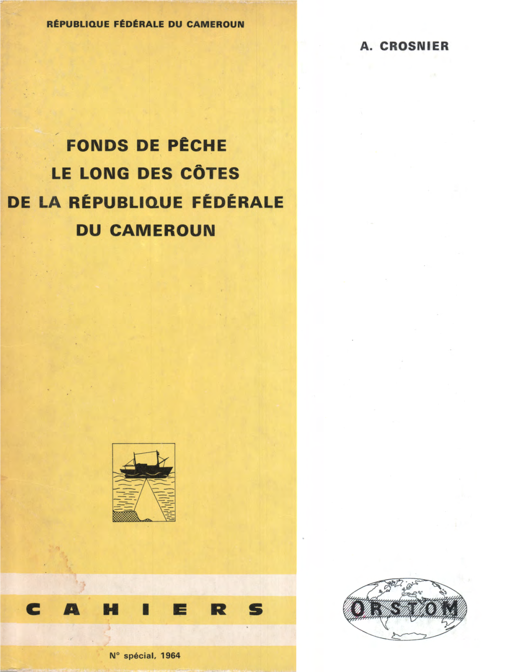 Fonds De Pêche Le Long Des Cotes De La République Fédérale Du Cameroun