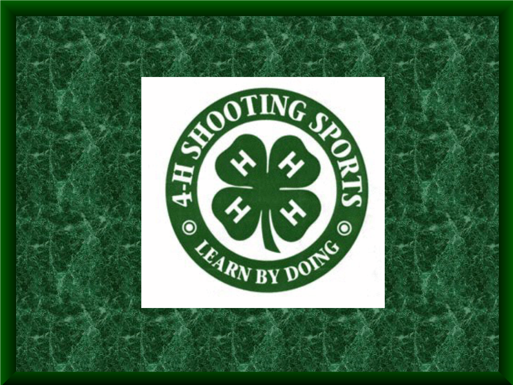 Washington County 4-H Shooting Sports Safety Training