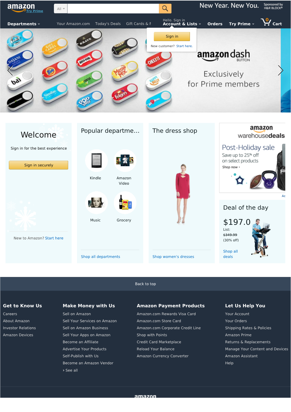 Amazon.Com Today's Deals Gift Cards & Registryaccount & Lists Orders Try Prime Cart