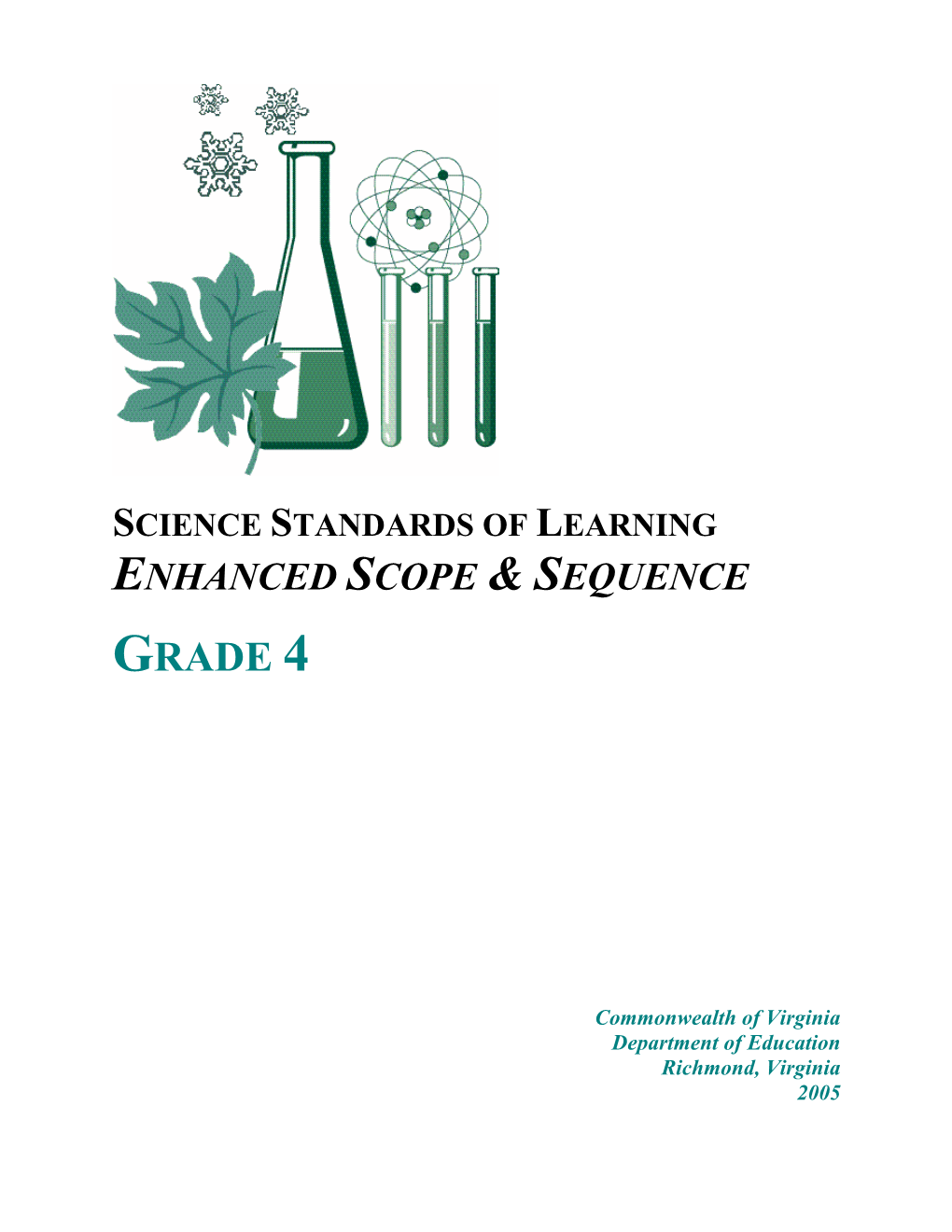 Grade 4 Science Enhanced Scope & Sequence
