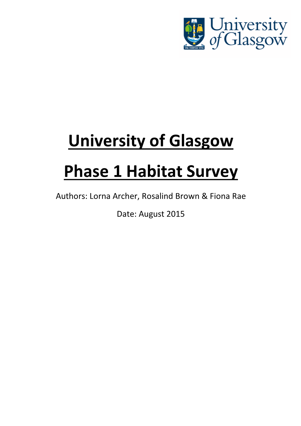 Phase 1 Habitat Survey