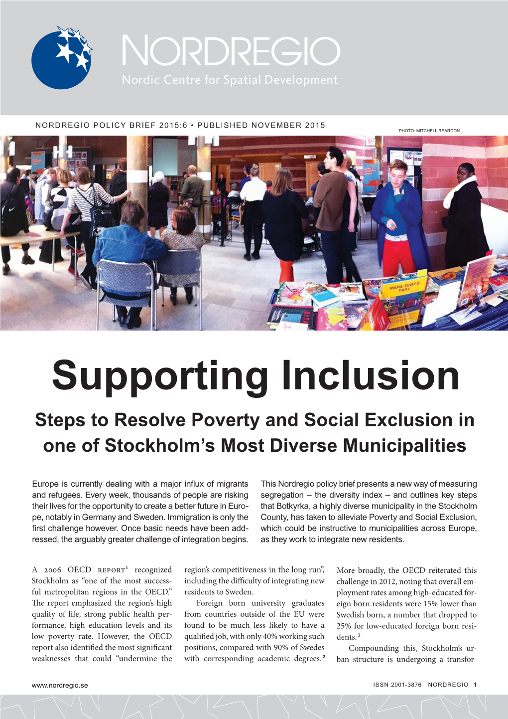 Supporting Inclusion Steps to Resolve Poverty and Social Exclusion in One of Stockholm’S Most Diverse Municipalities