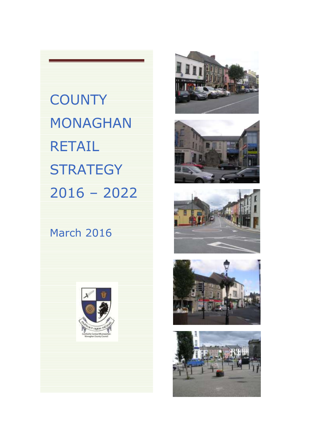 County Monaghan Retail Strategy 2016-2022
