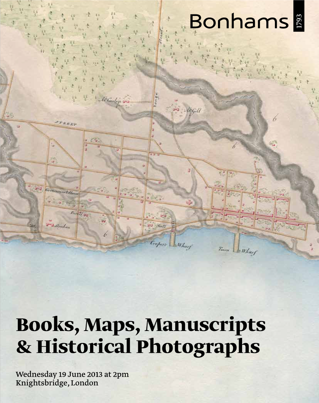 Books, Maps, Manuscripts & Historical Photographs
