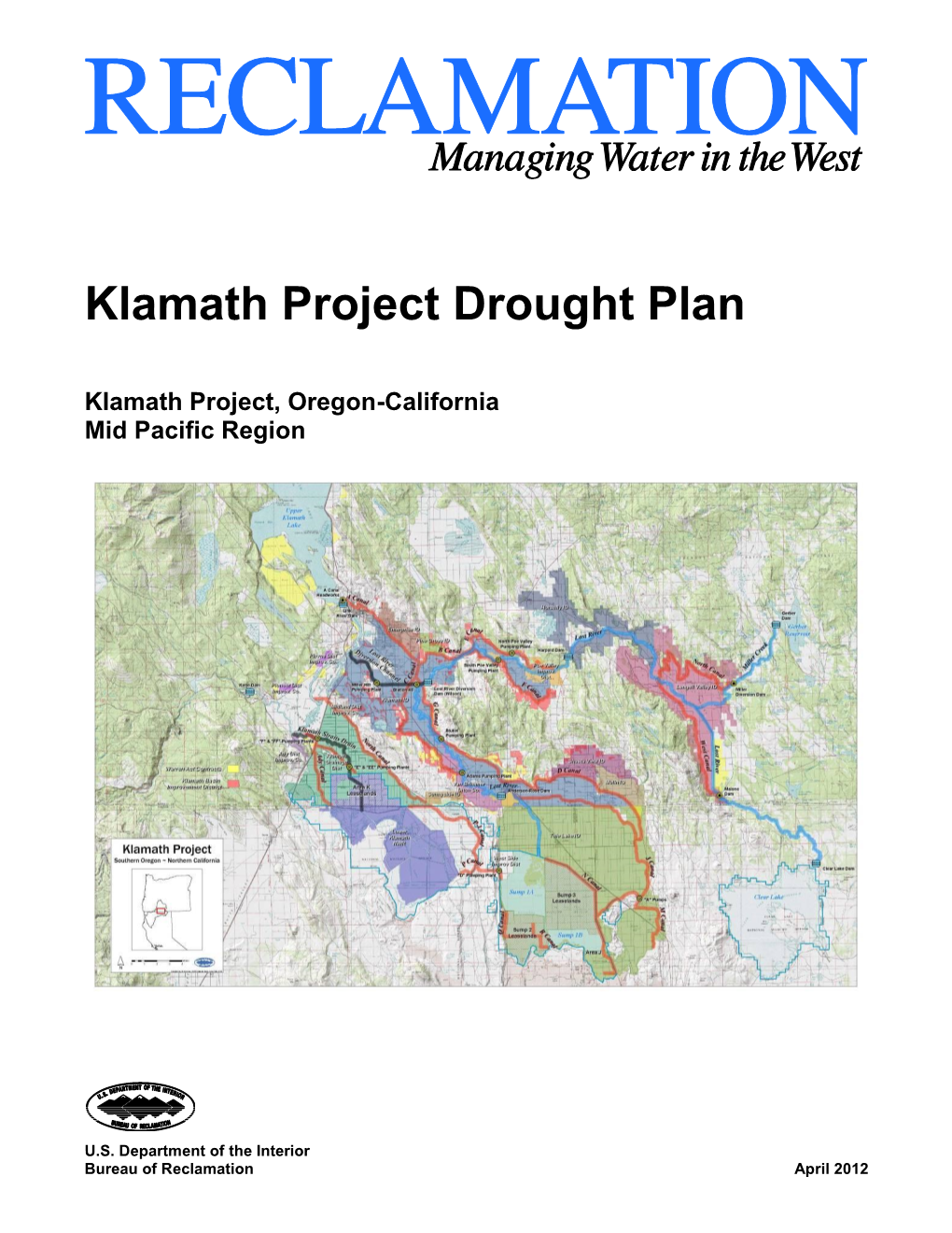 Klamath Project Drought Plan