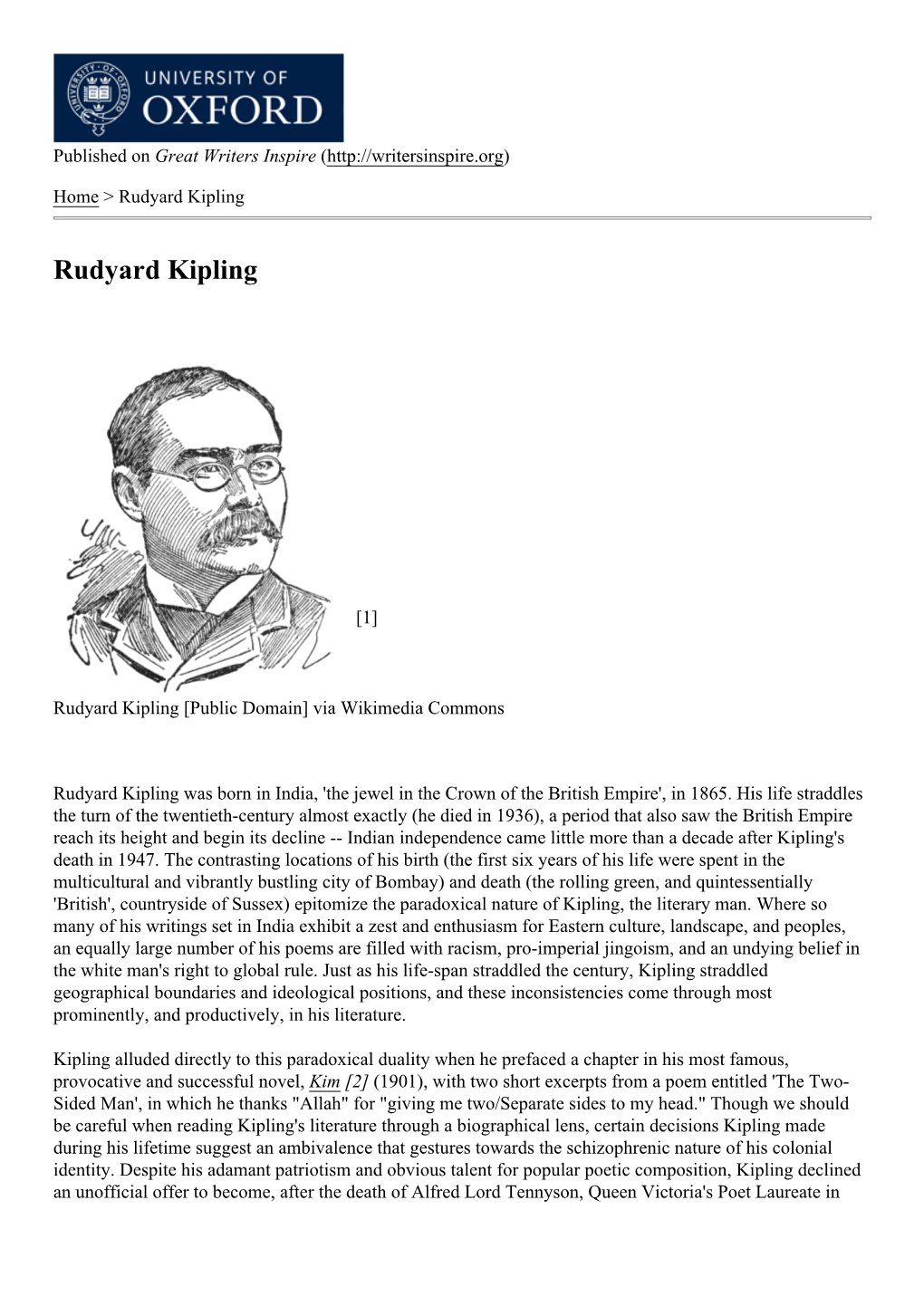 Rudyard Kipling