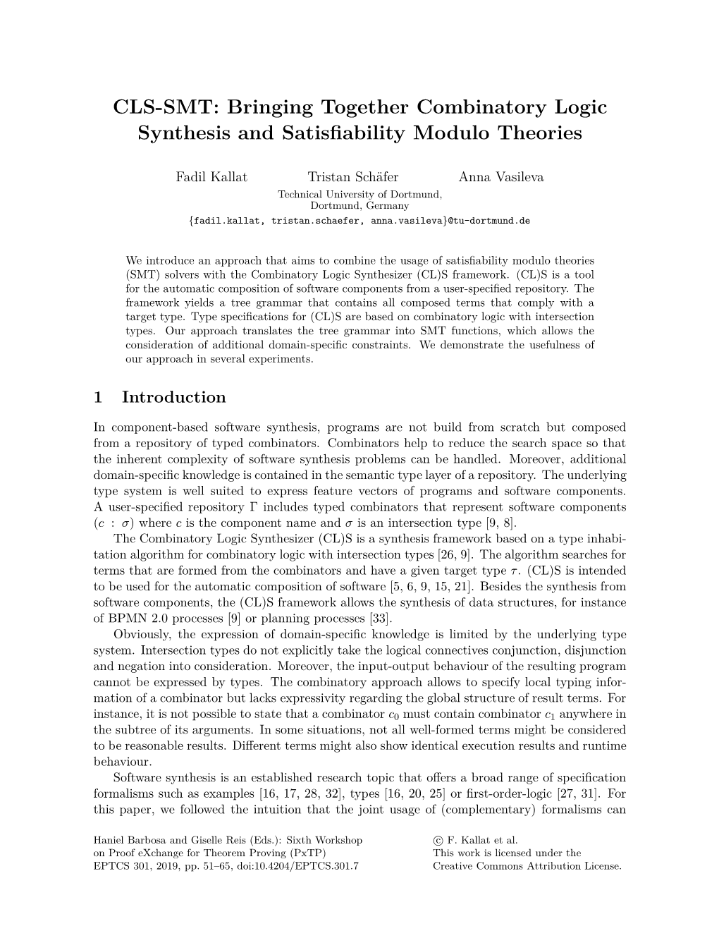 Bringing Together Combinatory Logic Synthesis and Satisfiability