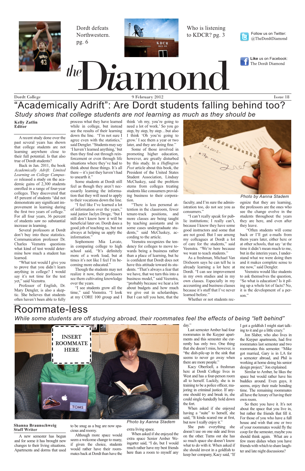 The Diamond, February 9, 2012