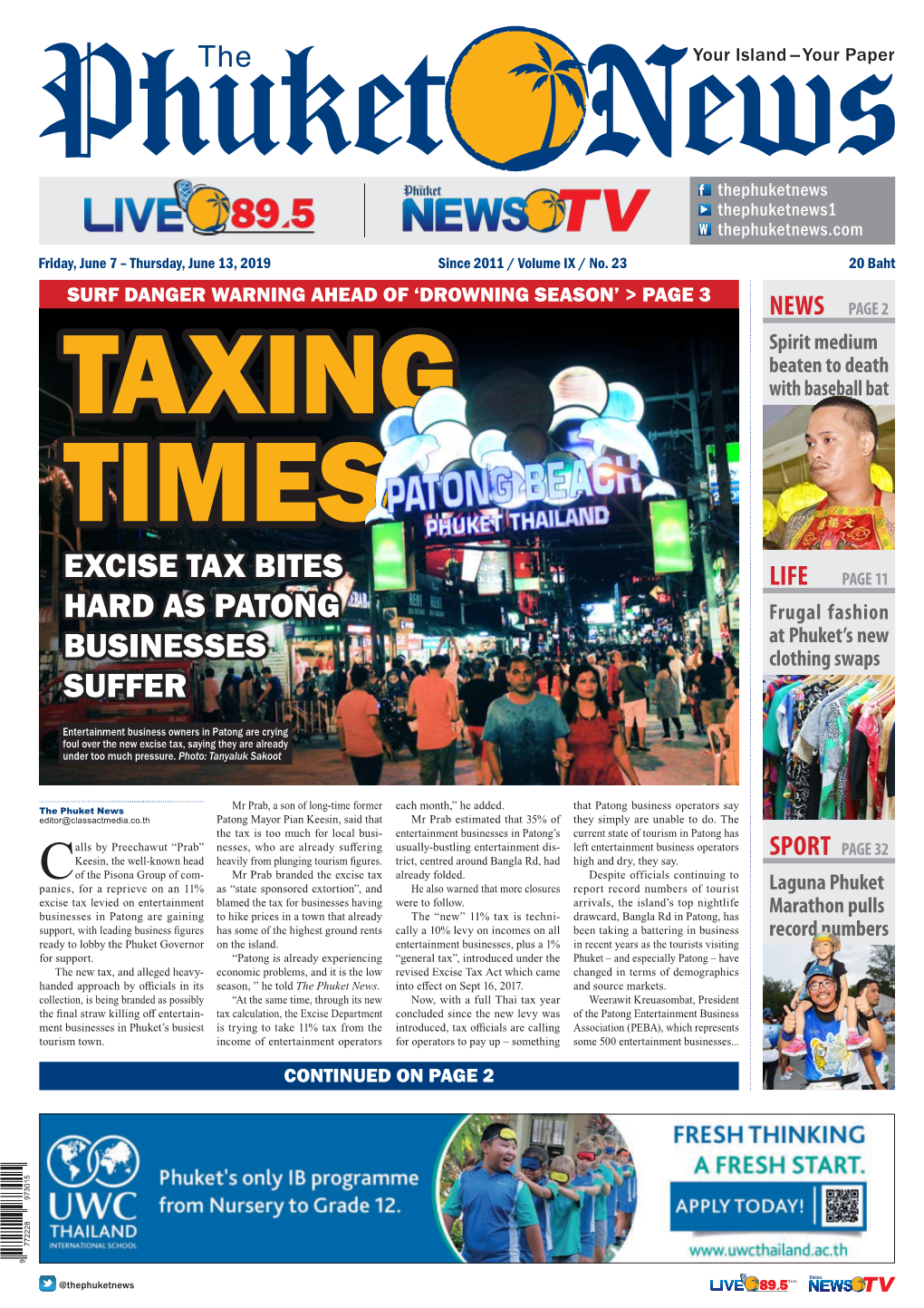 Excise Tax Bites Hard As Patong Businesses Suffer