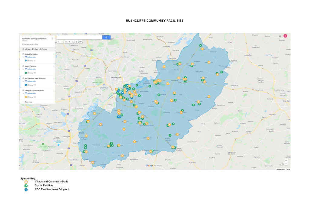 Rushcliffe Community Facilities