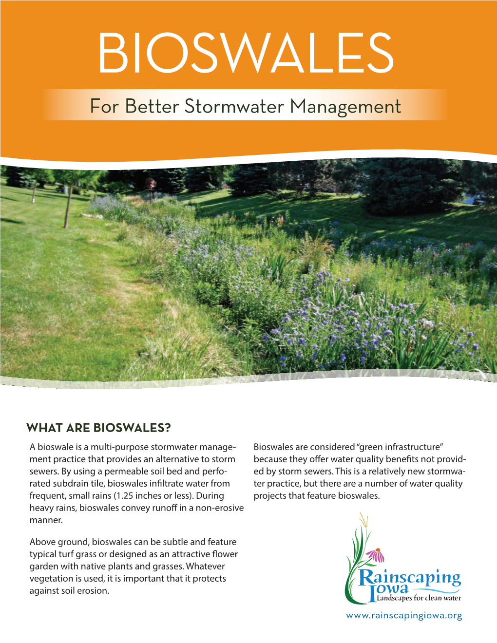 For Better Stormwater Management