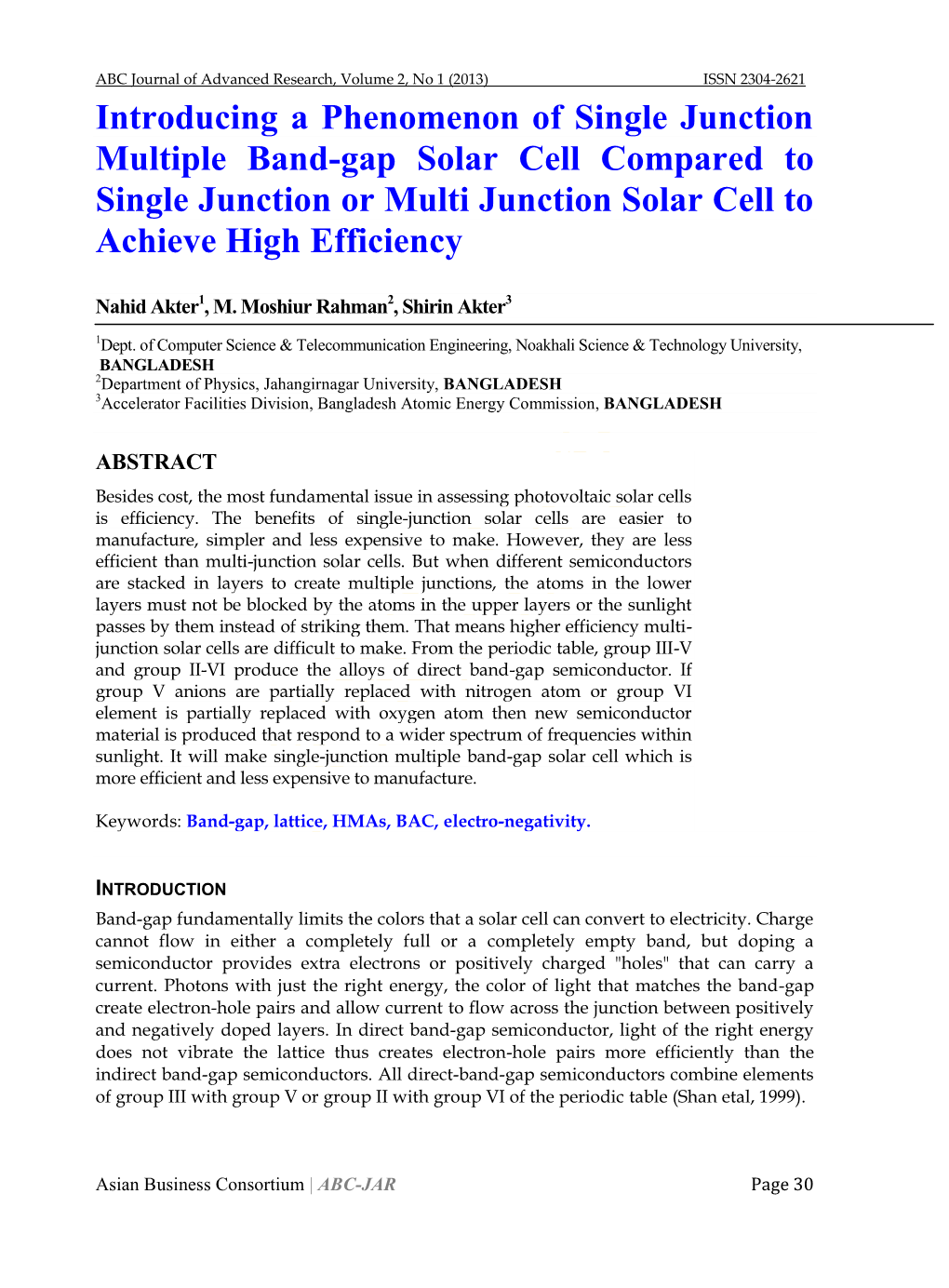 Introducing a Phenomenon of Single Junction Multiple Band-Gap Solar Cell Compared to Single Junction Or Multi Junction Solar Cell to Achieve High Efficiency