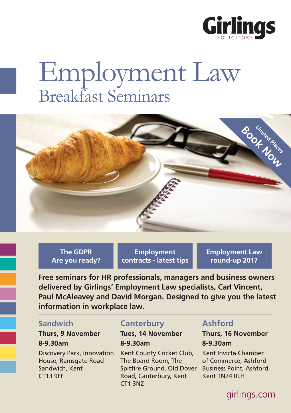 Employment Law Breakfast Seminars