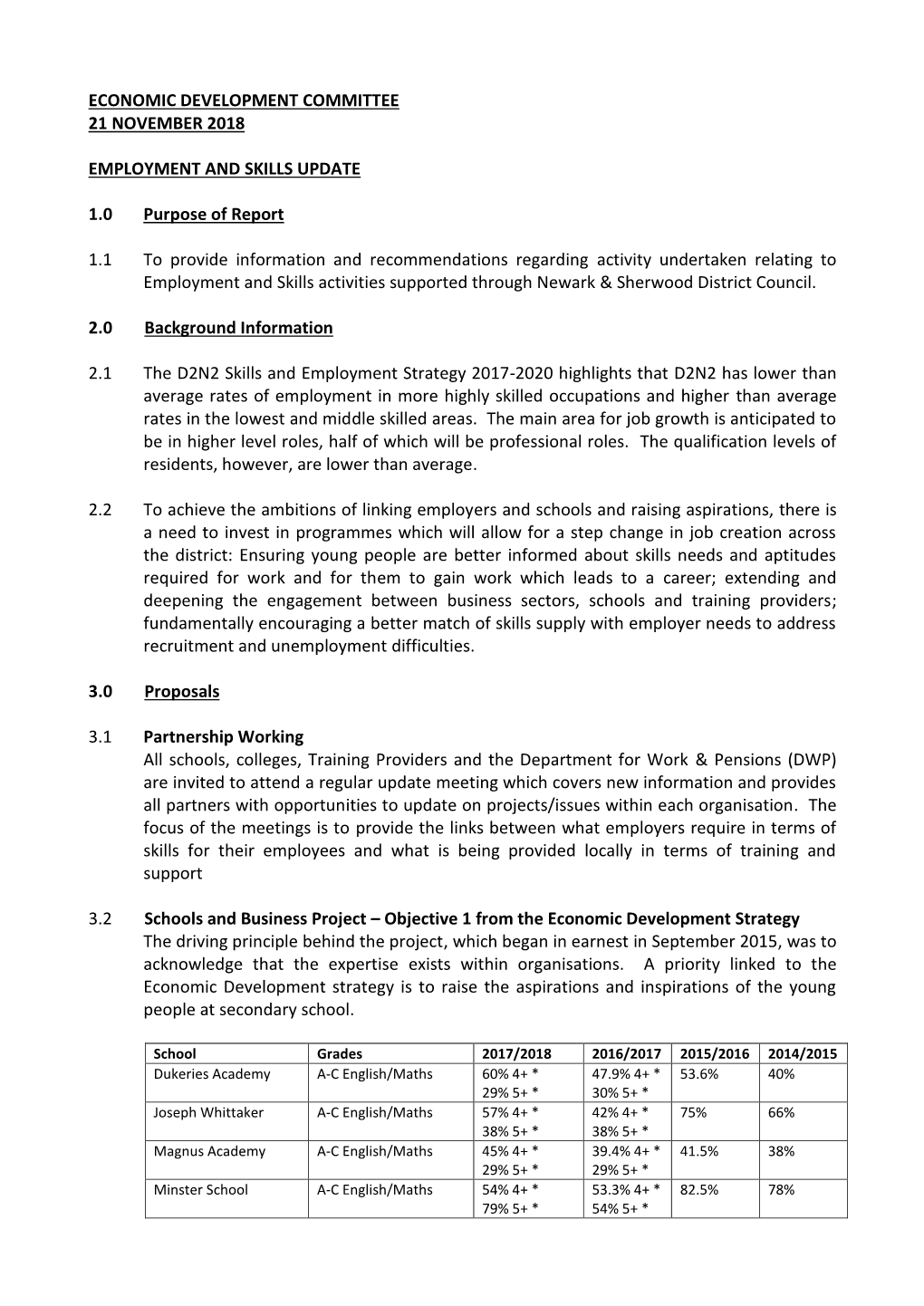 Employability and Skills Update PDF 438 KB