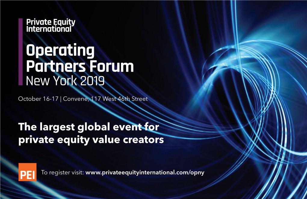 Operating Partners Forum