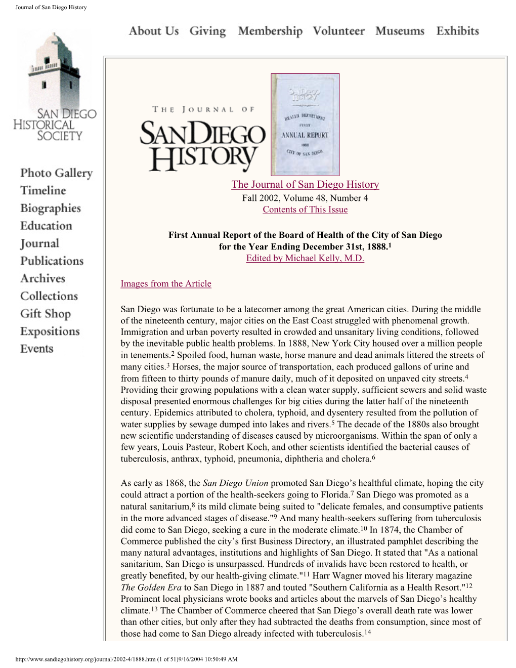 Journal of San Diego History