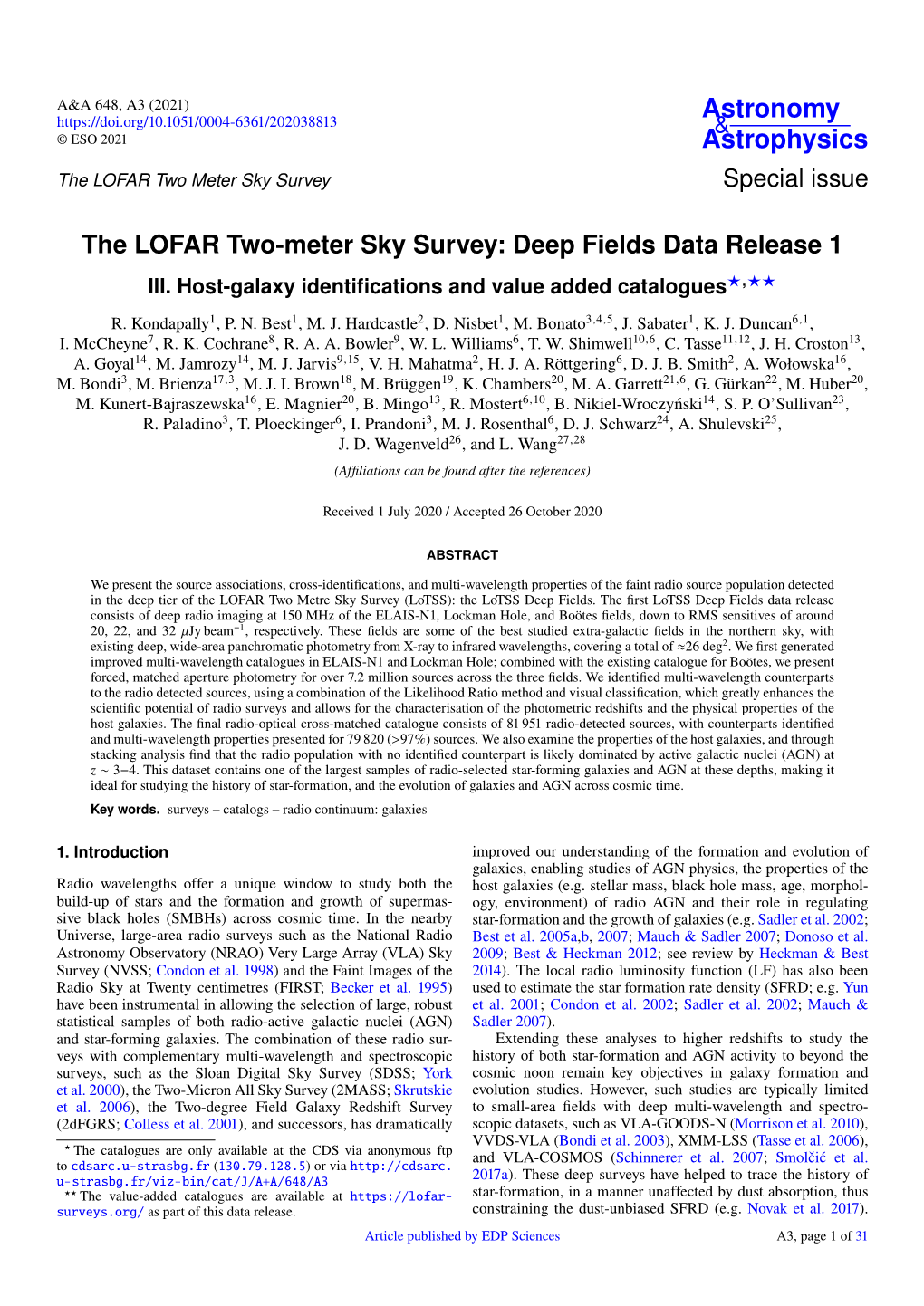 The LOFAR Two-Meter Sky Survey: Deep Fields Data Release 1 III
