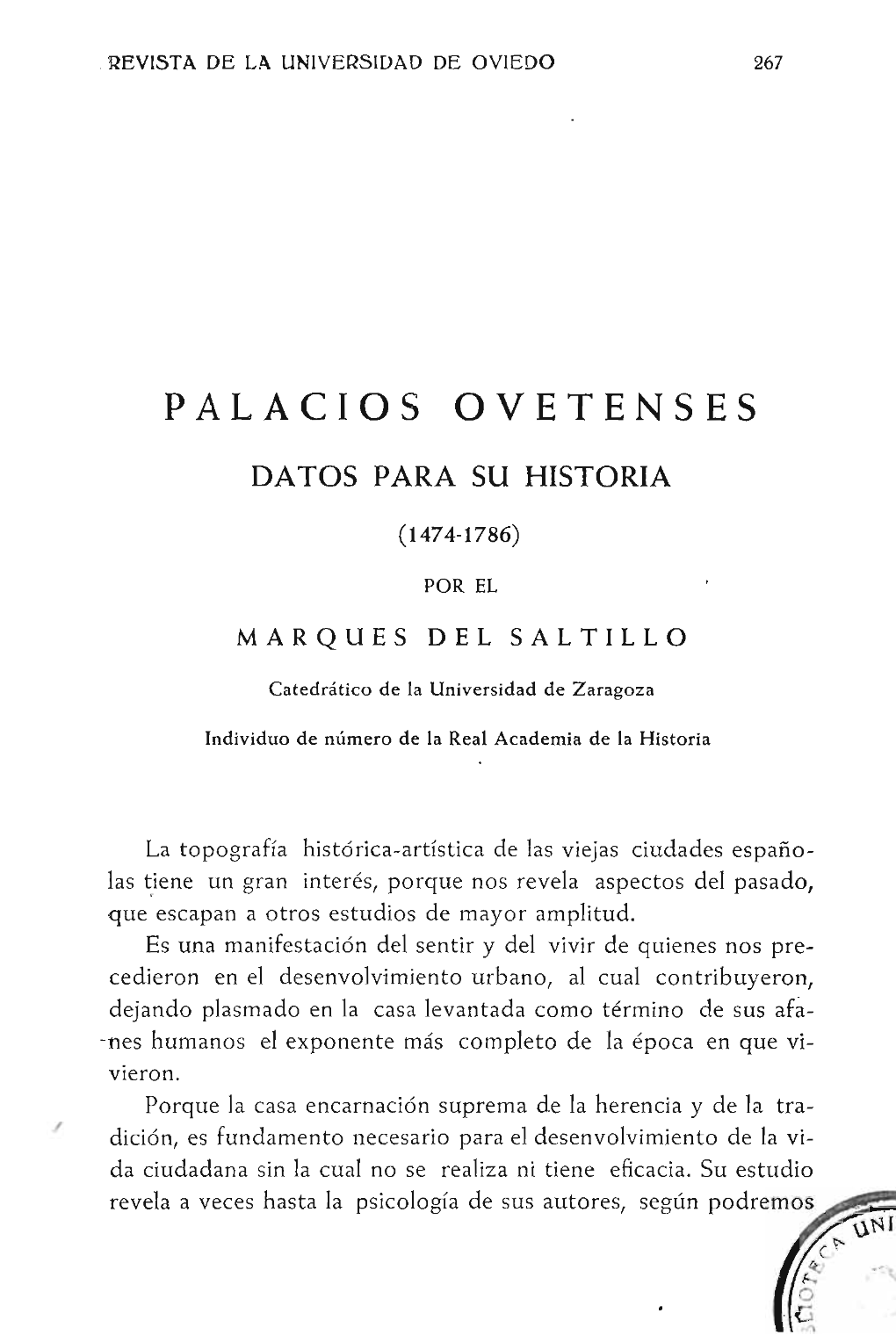 Palacios Ovetenses