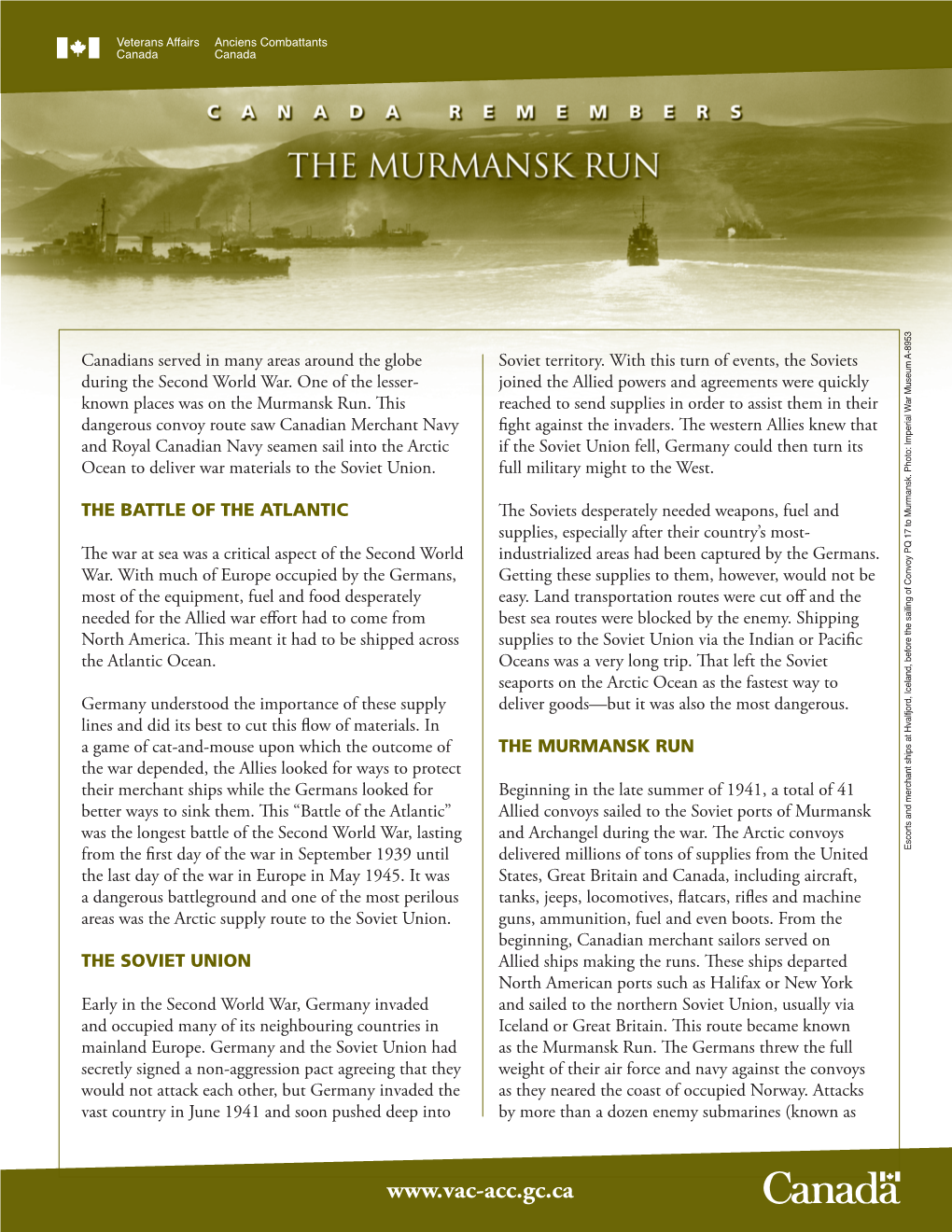 Known Places Was on the Murmansk Run