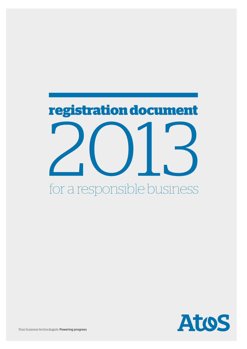 Registration Document ATOS 2013