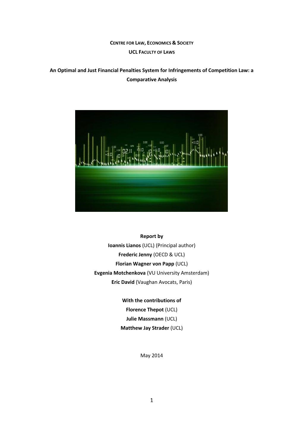 An Optimal and Just Financial Penalties System for Infringements of Competition Law: a Comparative Analysis