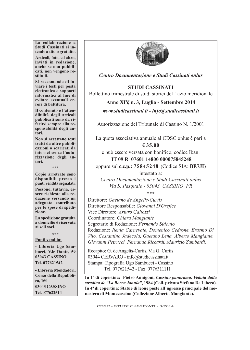 San Biagio Saracinisco: L’Anniversario Fantasma “ 229 V