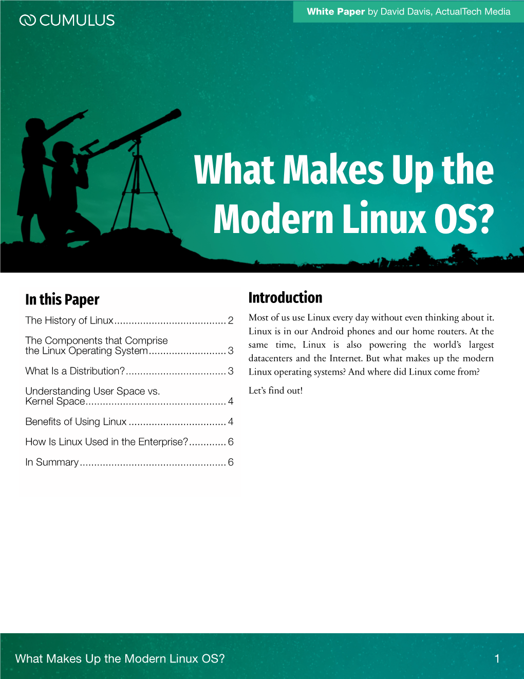 What Makes up the Modern Linux OS?