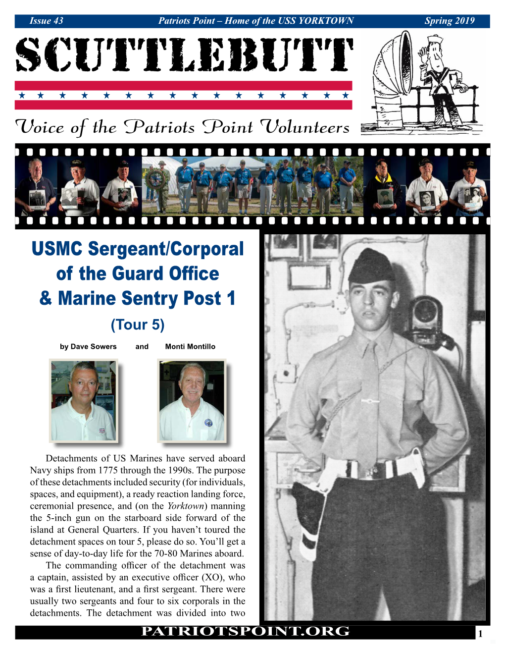 USMC Sergeant/Corporal of the Guard Office & Marine Sentry Post 1