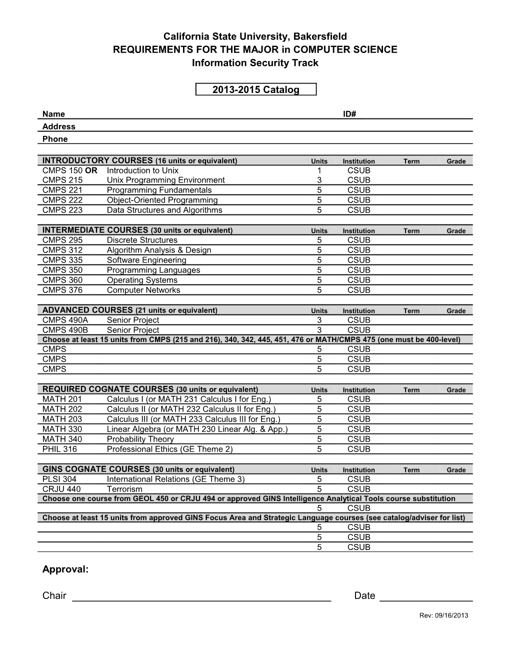 California State University, Bakersfield s9