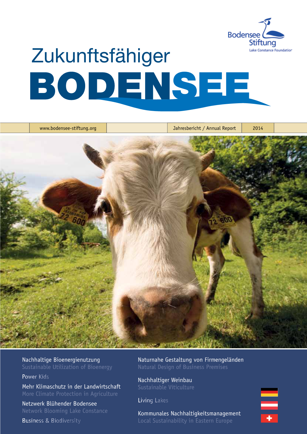 Jahresbericht Der Bodensee-Stiftung 2014