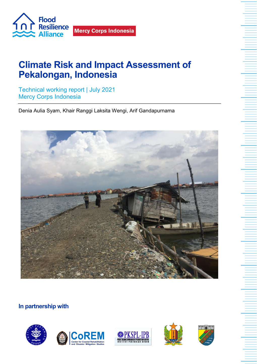 Climate Risk and Impact Assessment of Pekalongan, Indonesia
