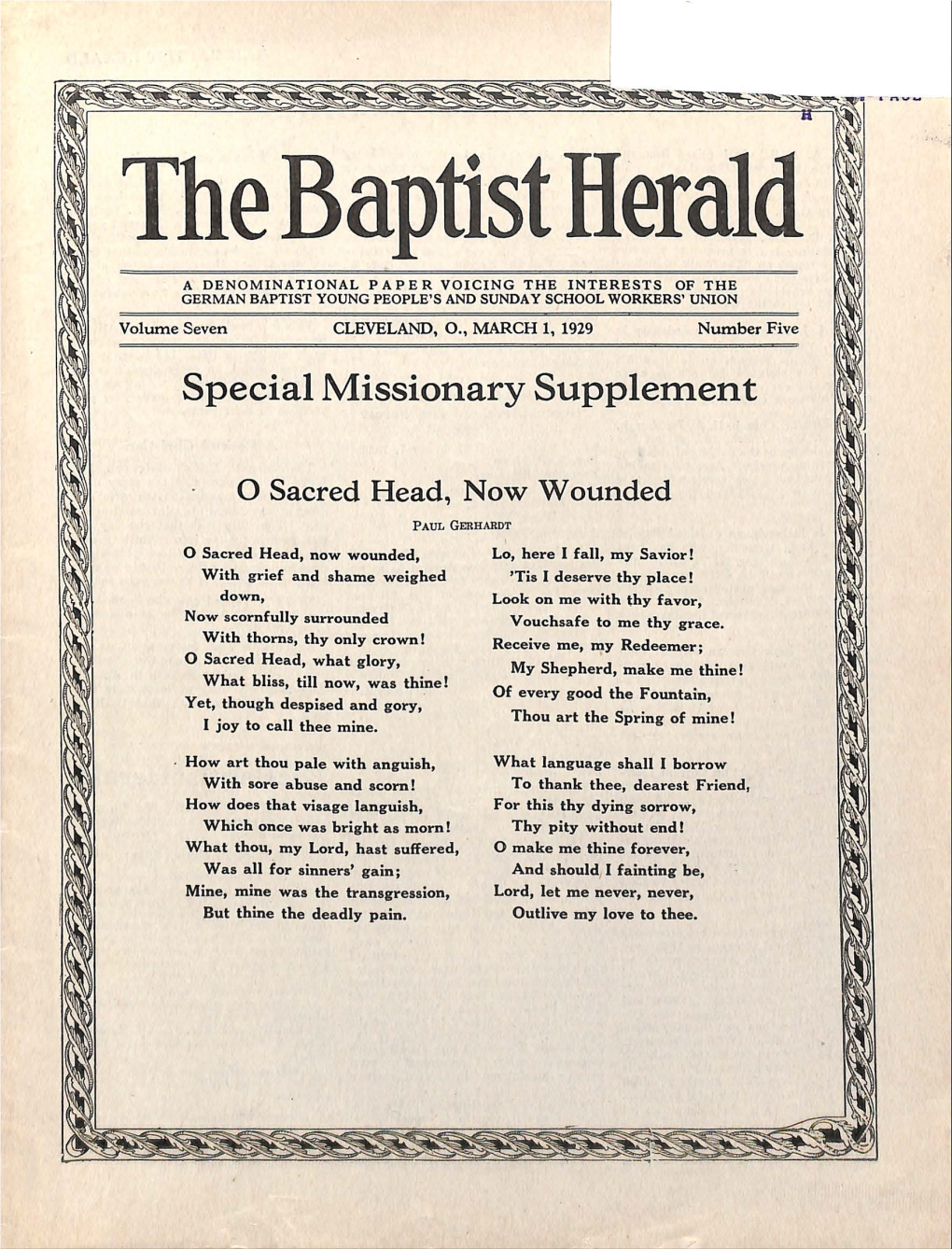 The Baptist Herald