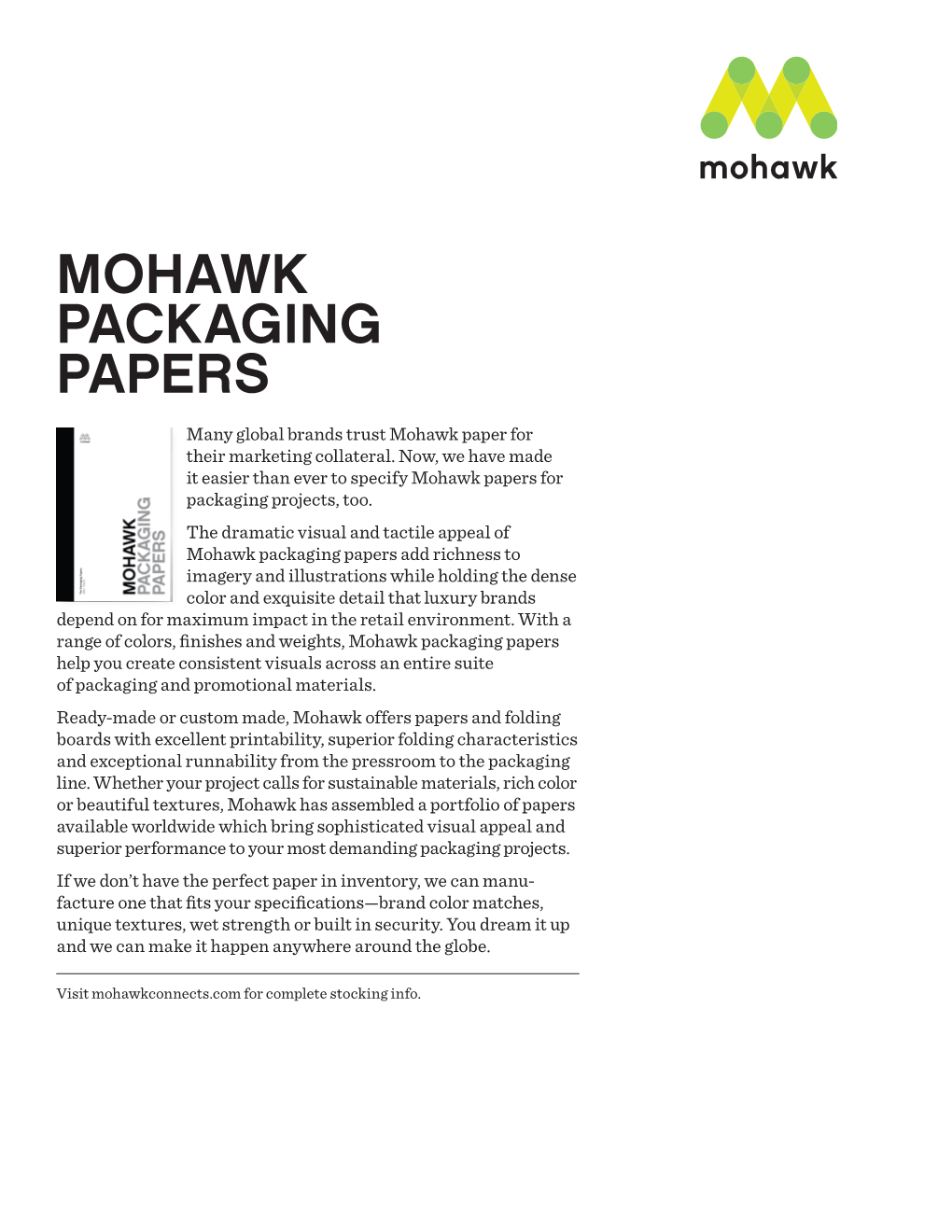 Mohawk Packaging Papers