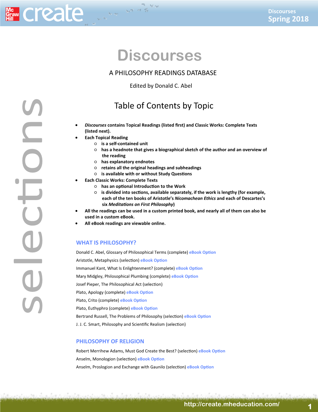 TOC by Topic Spring 2018 (Publisher Format) Revision