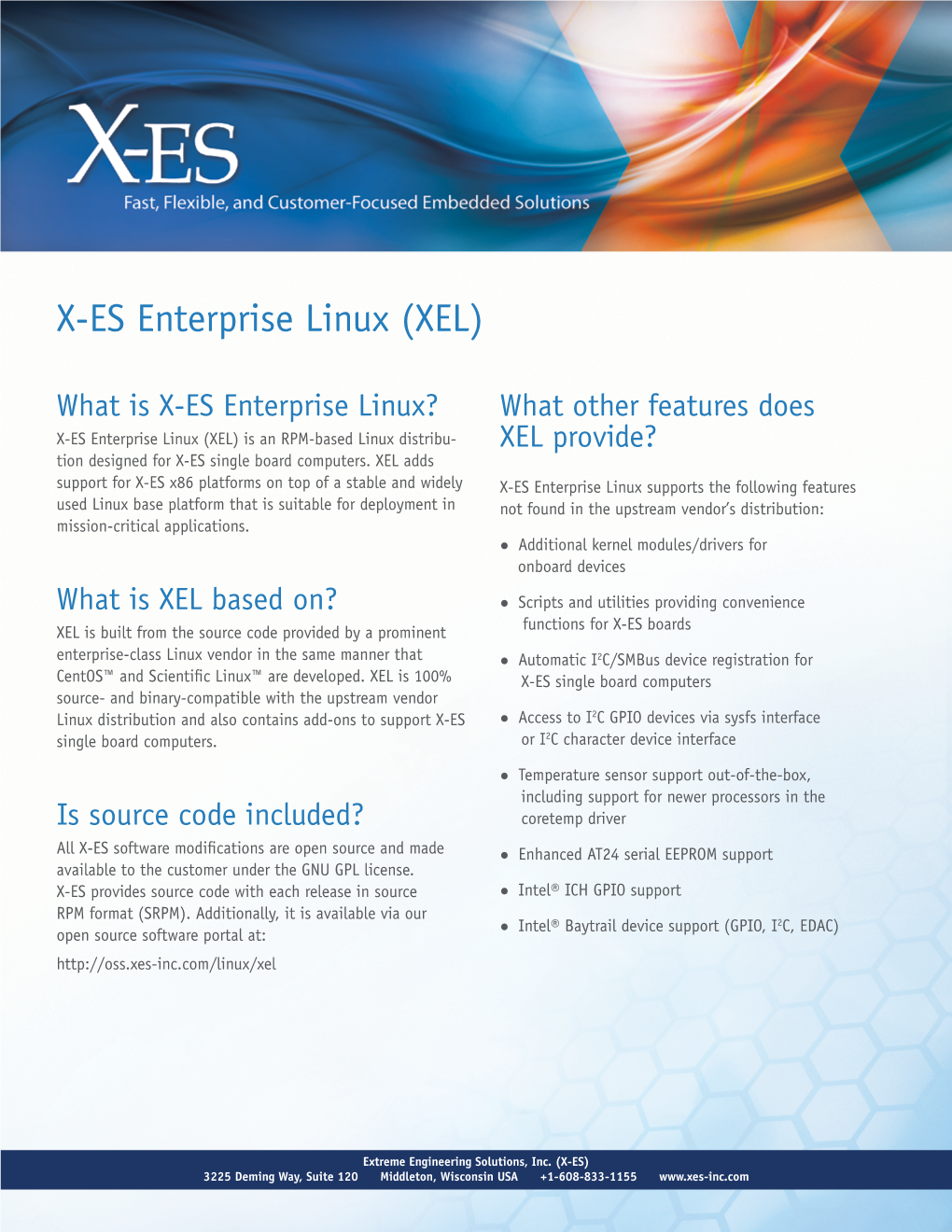 X-ES Enterprise Linux (XEL)